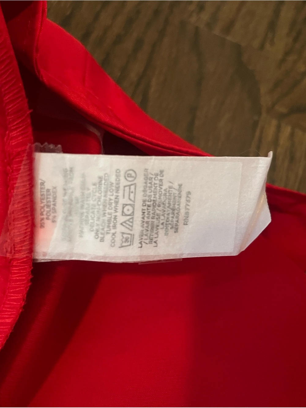 Ann Taylor Red Tailored Pants Wide leg high waist, Brand new w/ tag Size 14 - Picture 10 of 11